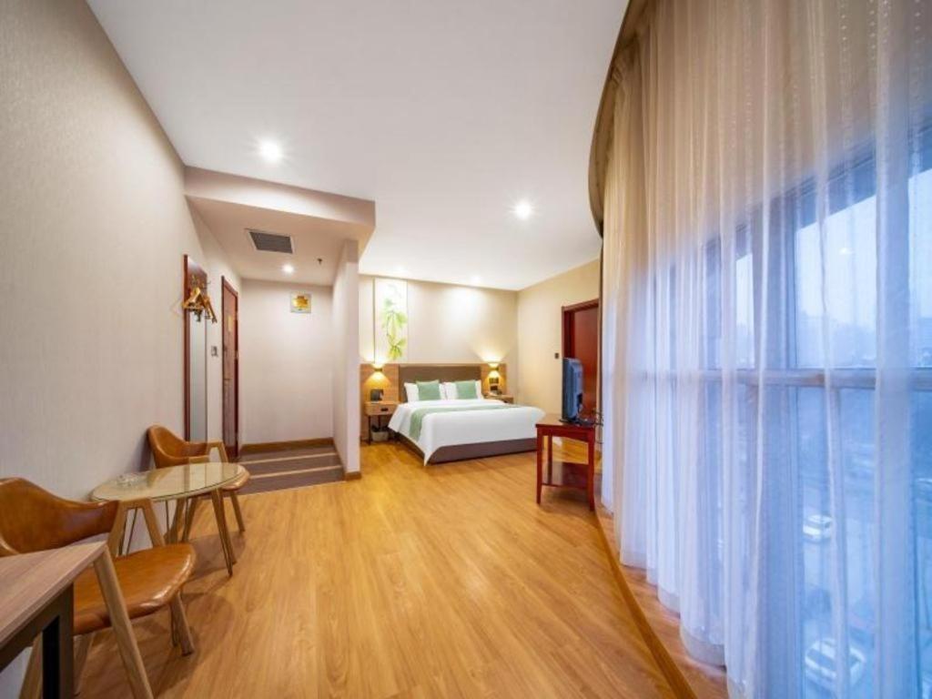 Greentree Inn Jining Yanzhou Jiuzhou Fangyuan Business Hotel מראה חיצוני תמונה