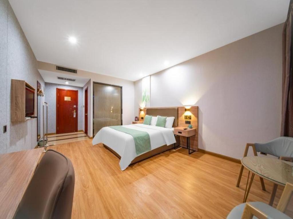 Greentree Inn Jining Yanzhou Jiuzhou Fangyuan Business Hotel מראה חיצוני תמונה
