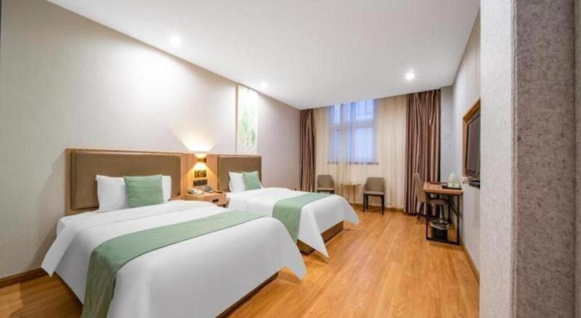 Greentree Inn Jining Yanzhou Jiuzhou Fangyuan Business Hotel מראה חיצוני תמונה