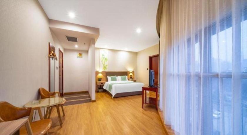 Greentree Inn Jining Yanzhou Jiuzhou Fangyuan Business Hotel מראה חיצוני תמונה