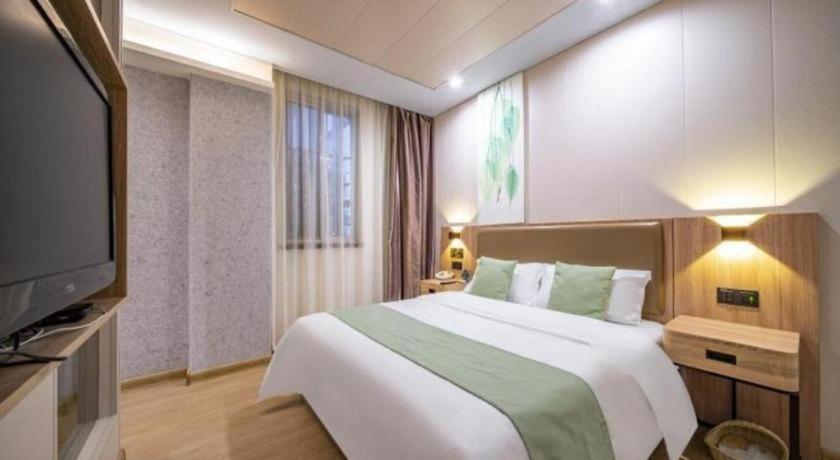 Greentree Inn Jining Yanzhou Jiuzhou Fangyuan Business Hotel מראה חיצוני תמונה