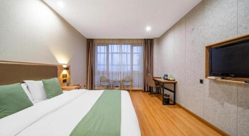 Greentree Inn Jining Yanzhou Jiuzhou Fangyuan Business Hotel מראה חיצוני תמונה