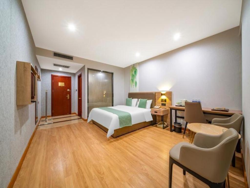 Greentree Inn Jining Yanzhou Jiuzhou Fangyuan Business Hotel מראה חיצוני תמונה