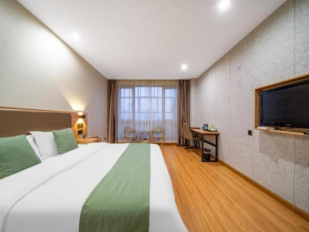 Greentree Inn Jining Yanzhou Jiuzhou Fangyuan Business Hotel מראה חיצוני תמונה