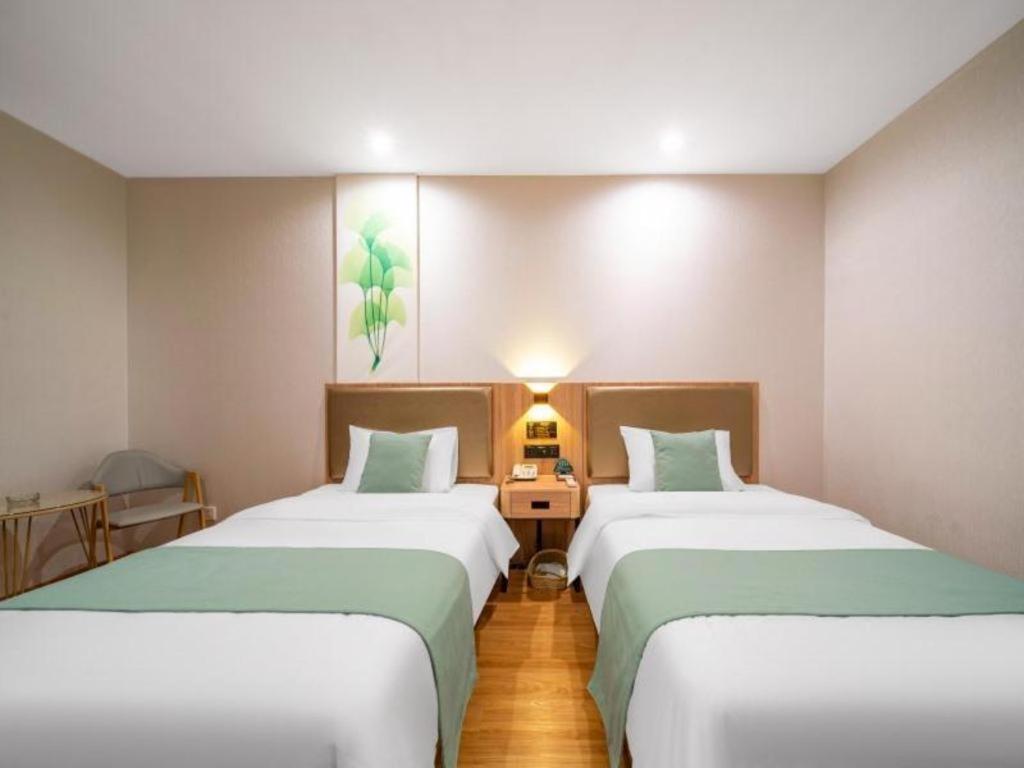 Greentree Inn Jining Yanzhou Jiuzhou Fangyuan Business Hotel מראה חיצוני תמונה