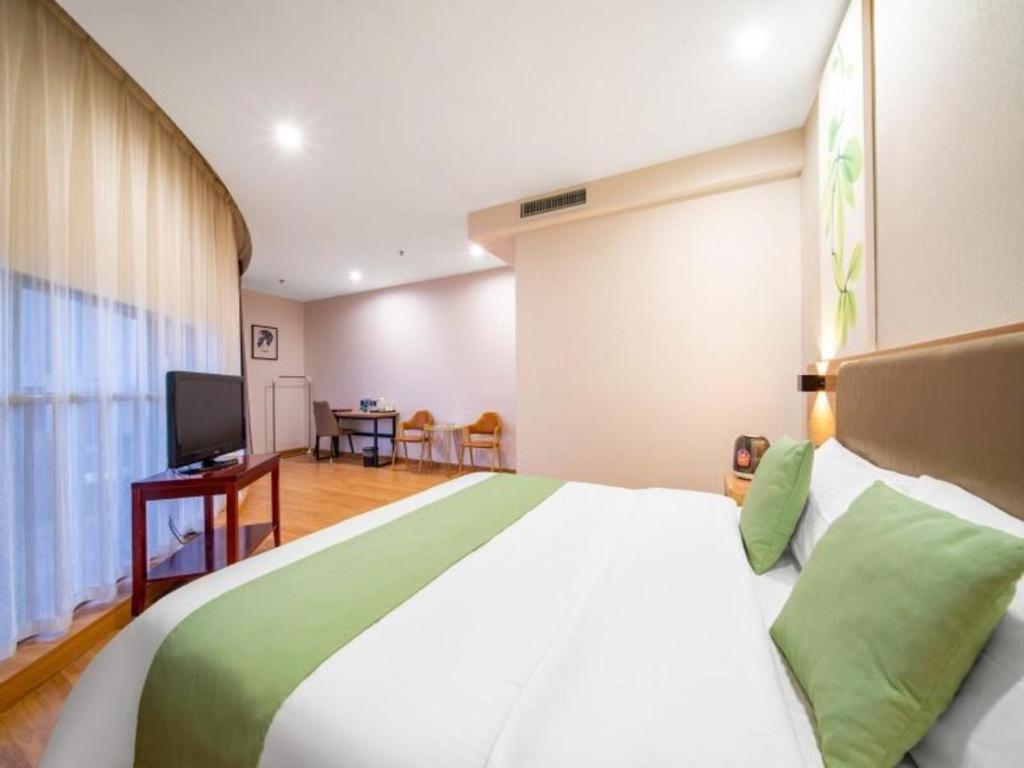 Greentree Inn Jining Yanzhou Jiuzhou Fangyuan Business Hotel מראה חיצוני תמונה