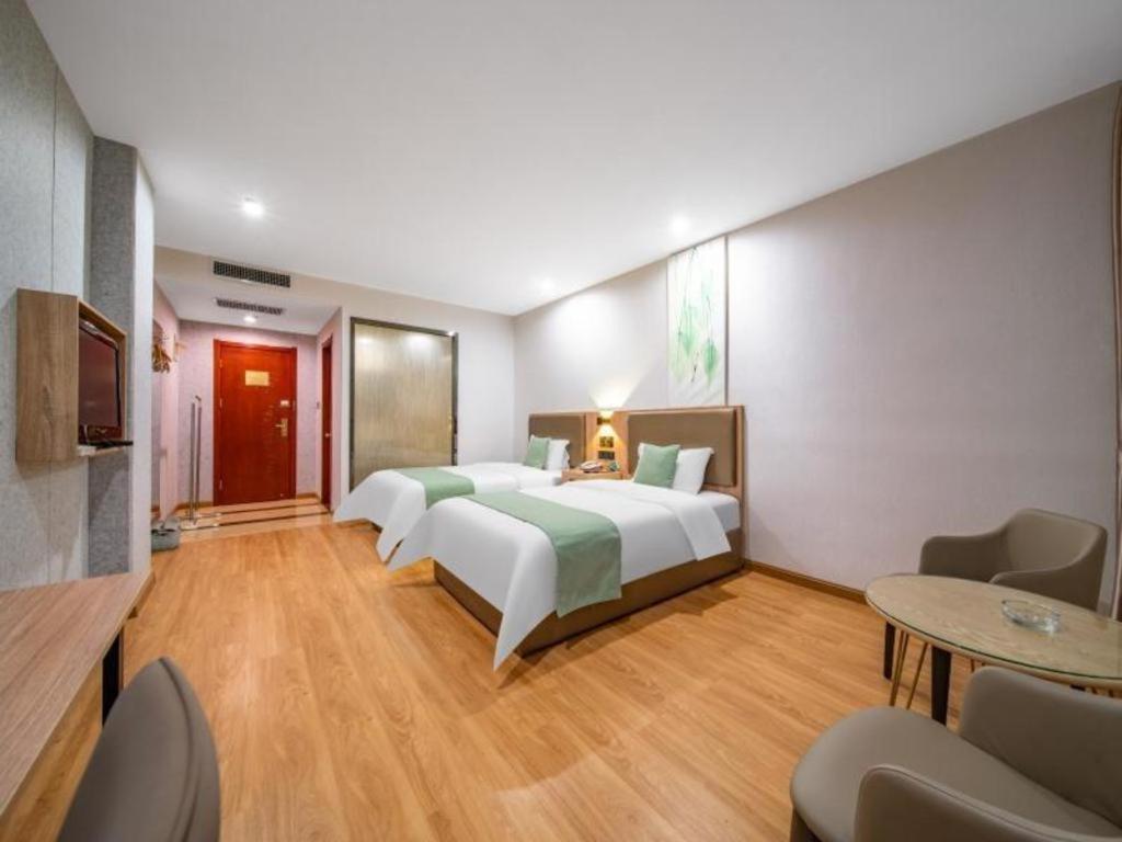 Greentree Inn Jining Yanzhou Jiuzhou Fangyuan Business Hotel מראה חיצוני תמונה