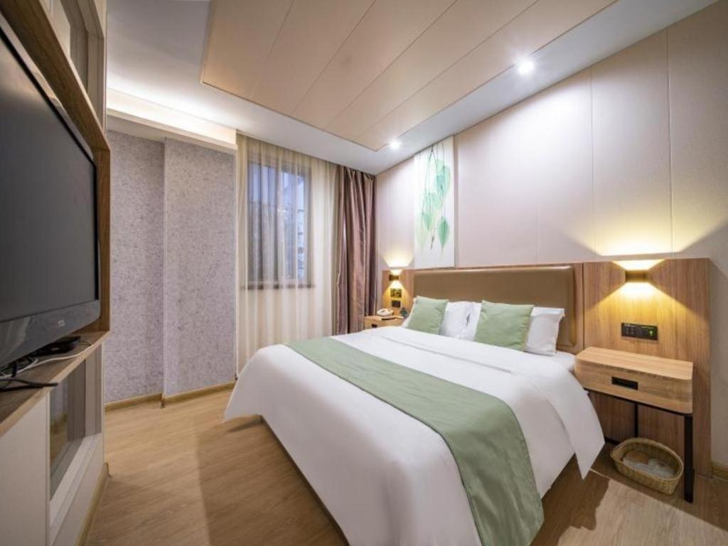 Greentree Inn Jining Yanzhou Jiuzhou Fangyuan Business Hotel מראה חיצוני תמונה