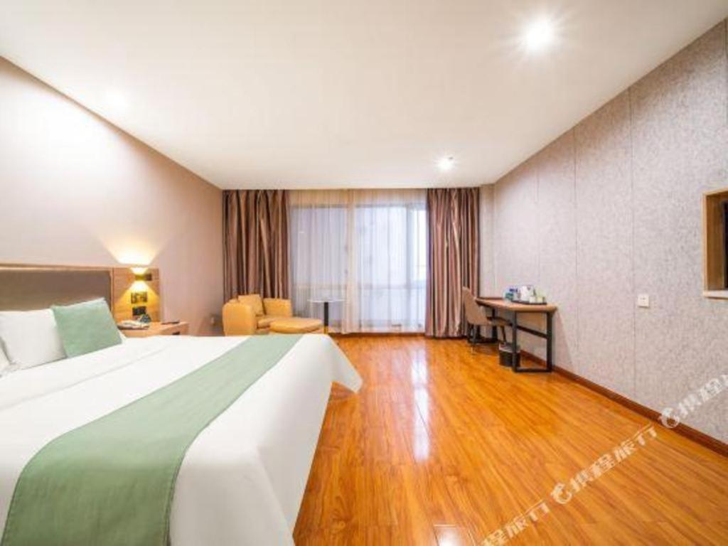 Greentree Inn Jining Yanzhou Jiuzhou Fangyuan Business Hotel מראה חיצוני תמונה
