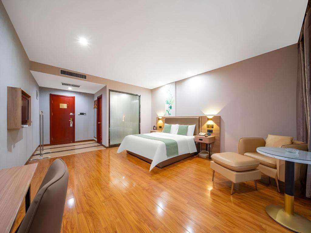 Greentree Inn Jining Yanzhou Jiuzhou Fangyuan Business Hotel מראה חיצוני תמונה