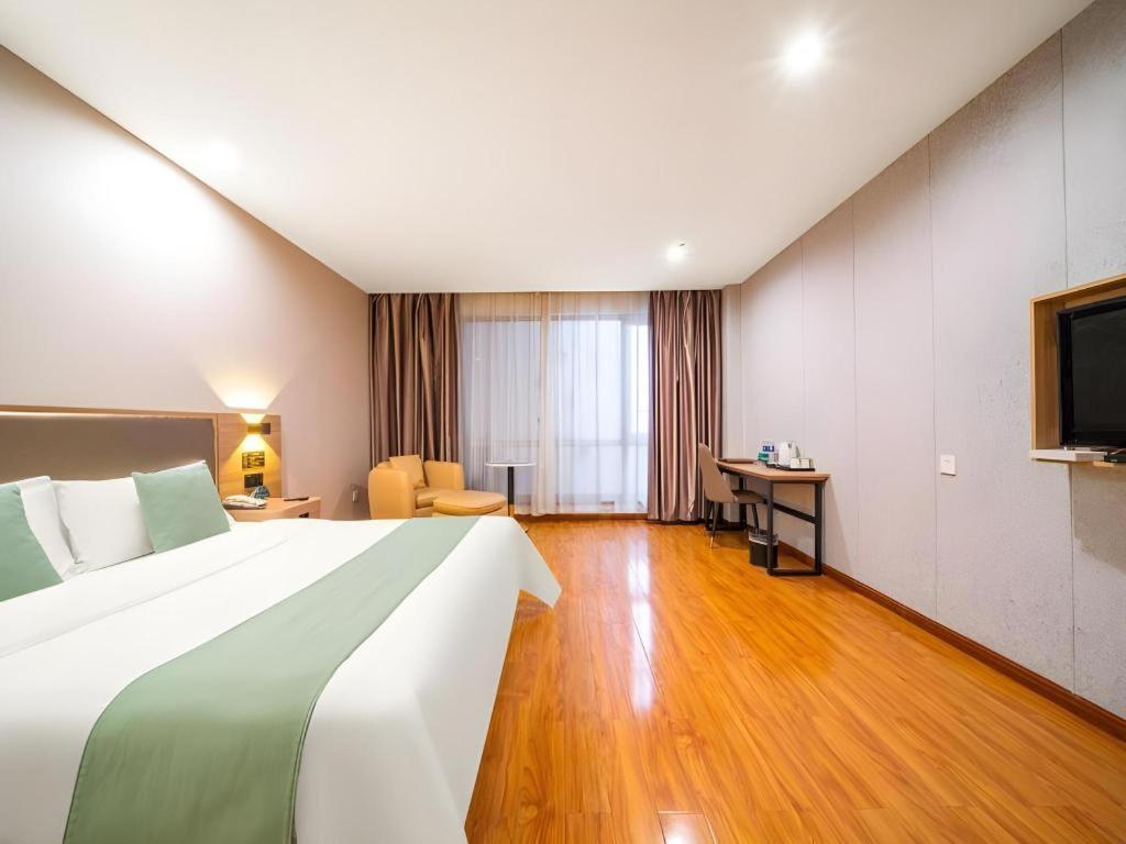 Greentree Inn Jining Yanzhou Jiuzhou Fangyuan Business Hotel מראה חיצוני תמונה