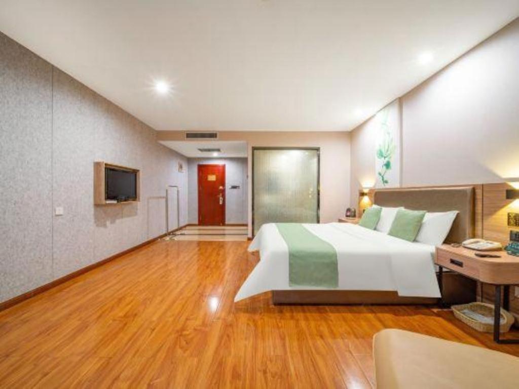 Greentree Inn Jining Yanzhou Jiuzhou Fangyuan Business Hotel מראה חיצוני תמונה