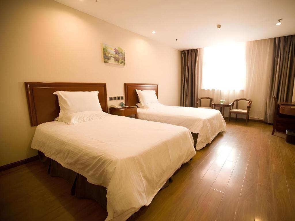 Greentree Inn Jining Yanzhou Jiuzhou Fangyuan Business Hotel מראה חיצוני תמונה